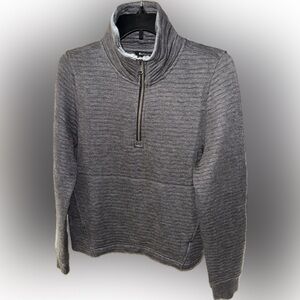 ATHLETA ottoman Ribbed gray pull over.